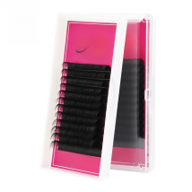 RUJADE 20mm Lashes Eyelashes for Extension 15-20mm Long False Eyelash Russian Silk Lash Matte Black Individual Eyelash Extension