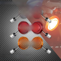 Motorcycle Rear Turn Signal Light 1156 Bullet Style LED Red Gray Yellow Lamp For Harley Touring Sportster Softail Dyna 2002-2022