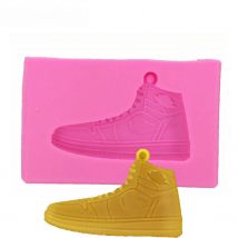 M0769 Fondant Silicone Molds Leisure sport Style Shoes Decorated Chocolate Mold Candy Fondant Cake tools