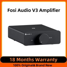 Fosi Audio-AMPLIFICADOR DE POTENCIA ESTÉREO V3, minialtavoz clase D, 2 canales, 300W, x2, TPA3255, para estantería pasiva