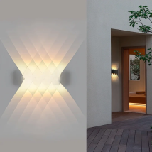 LED Wall Lamp 4/6/8/10 Outdoor Wall Lamps Up And Down Towards Lighting For Indoor Room Decoration Garden Lighting Street Lights