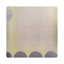 200pcs 20MM DIAMETER QC PASSED Stickers Matte Silver Adhesive Waterproof