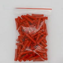 BV1 BV1.25 Full Insulating Wire Connector wire connector Butt Connectors Crimp Electrical Wire Splice Terminal 100PCS/Pack BV