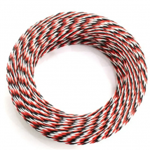 5M 22AWG/26awg 30/60 Core 3 Way Servo 16 Feet Extension Cable JR Futaba Twisted Wire Lead For RC Airplane Accessories