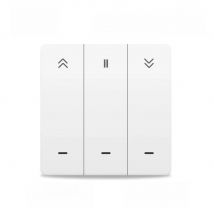 Yagusmart Zigbee Smart Curtain Switch for Roller Shade Motor Push Switch Work with Tuya APP Alexa Echo Google Home Timer Control