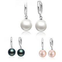 Factory Outlets High Quality 925 Sterling Silver White Pearl Earrings Fashion Earring Accessories For Women/Girls Jewelry Gifts