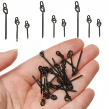 20PCS 12mm/15mm/26mmProtable Durable Chod Boilie Screw With Ring Pop Up Peg Pellet Holder Bait Stop Carp Fishing Terminal Tackle