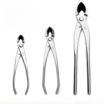 professional grade bonsai tools round edge cutter mixed function of round & straight edge made by 4Cr13MoV Alloy Steel