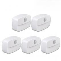 LED Night Light with Motion Sensor Cabinet Lamp Wireless Bedside Nightlight Battery Power For Bedroom Closet Stairs Lighting