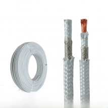 High temperature resistant 500℃ mica braided wire single core pure copper 20/18/17/15/13/11/9AWG 16/25/35/50/70mm fireproof wire