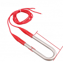 DERNORD 12v Submersible Heating Pipe for Pool Immersion Electric Tubular Heater for Water Bucket DC Heating Element 100/150/200w