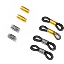 100pcs/lot Ear Hook Glasses Chain Rubber Ring Non Slip DIY Connector Strap Eyelets Rope Sunglasses Holder Strap Retainer End