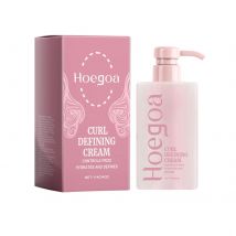 Hoegoa 100g Curling and Shaping Cream, Bangs and Curls Care, Voluminous and Moisturizing, Natural Luster and Shaping Cream