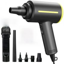 500watts Electric Air Duster, Air Blower Replaces Canned Air Spray for PC Computer Keyboard Cleaner Compressed Air Can Duster