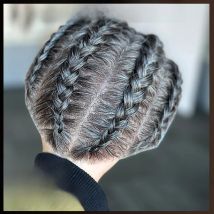 Toupee For Men Braiding Hair Syste 240 Color Human Hair Braids Hairpieces Thin Skin Pu Base Hair Replacement Men Toupee Male Wig