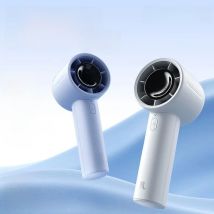 JISULIFE New Arrival Portable Handheld Mini Fan Life10s, 5000mAh Battery Long Lasting Power, 5 Wind Speeds, Summer Essential