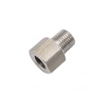 Stainless Flare Fitting - Female Flare (1/4 FFL) x 1/4" MPT  Brewer Hardware