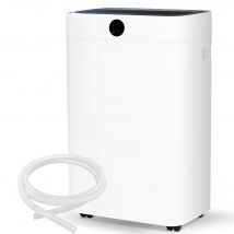Dehumidifier 20 L, Dehumidifier Cellar Rooms with Digital Display, 24H Timer, Automatic Defrosting, Dry Clothes, Continuous Drai