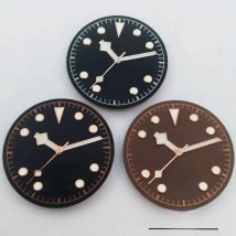 Sterile 30.5mm Green Luminous Watch Dial Watches Hands For NH35 NH36 ETA2824 2836 Miyota8215 8205 821A DG2813 3804 Movement