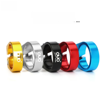 OUO Aluminum Bike Seatpost Clamp 28.6/31.8/34.9mm Multicolor Bicycle Seat Post Clamp Ultralight MTB Road Bike BMX Seat Tube Clip