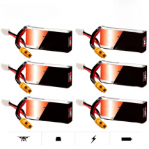 1-10PCS Original Gaoneng Gnb HV Lipo Battery 350Mah 2S 7.4V 60C/120C With XT30 Plug For Beta75X Rc Drone Fpv racing Drone