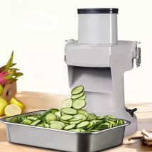 PBOBP Stainless Steel Electric Food Vegetable Cutting Machine Cutter Cabbage Chilli Potato Onion Slice Diced Shredder Machine