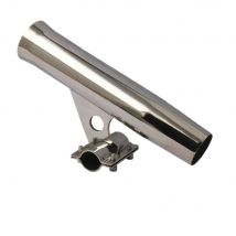 Boat Accessorie marine Stainless Steel Clam on 1" Rail 10 inch Fishing Rod Holder for Boat