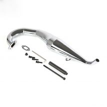 Alloy Exhaust Pipe Side Pipe Fit for 1/5 HPI ROVAN ROFUN KM GTB TS BAJA 5B 5T 5SC