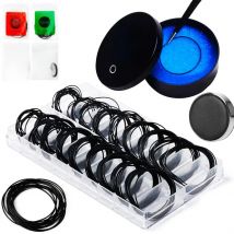 Watch Repair Tools 1box Watch Case Rubber Waterproof O-Ring Oil-resistant Watch Bottom Cover Gasket 0.5/0.6mm O-Ring Seal Gasket