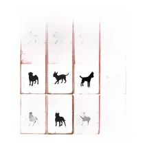 Beware Dog On Patrol Metal Sign Bulldog Tin Poster Vintage Wall Decorative Plate Pub Bar Store Decoration Home Decor 20x30cm