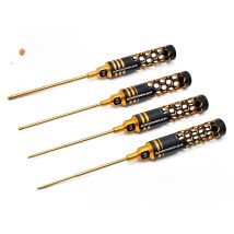 Original arrowmax AM-419993 BG Allen Wrench Set 1.5 2.0 2.5 3.0 X110mm Black Golden Lightweight hollow profession rc tool parts