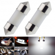2PCS C5W Car Led 28mm 29mm 3030 Chip 3 SMD 6000K Bulbs For Door Trunk Festoon Dome Map Reading License Plate Lamp Auto Styling