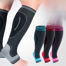 1Pcs Women Men Compression Calf Sleeve Support Suitable For Running Basketball Protection Calf Ankle Socks Open Toe Calf Socks