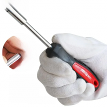 1/4 (6.35mm) Ratchet Screwdriver Bit Holder Handle Multifunctional Magnetic Bit Driver For Slotted Hex Torx Phillips Bit