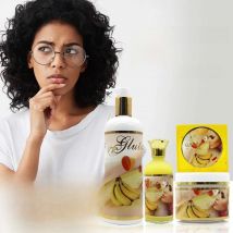 5D Gluta Natural Banana Essence Lightening & Moisturizing Skin Care Set Leaves Skin Glowing Smooth Soft Skin Care Product