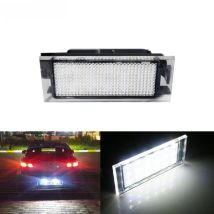 1PC Car LED White Number License Plate Lights For Renault Megane 2 Clio Laguna 2 Megane 3 Twingo Master Vel Satis Opel Movano