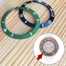 126610 white color word ceramic bezel for Rolex Submariner SUB 41mm automatic watch