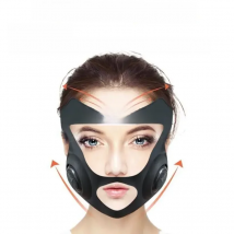 Electric V-shaped Thin Face Slimming Cheek Massager Facial Lifting V-Line Lift Up Bandage EMS Therapy Device Beauty Machine