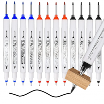 20mm Double-Tip Deep Hole Long Head Nib Markers For Metal Pen Waterproof Bathroom Woodworking Decoration Multi-Purpose