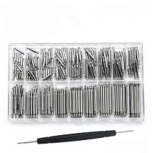 360pcs 270pcs 8mm-25mm Stainless Steel Watch Spring Bar Watch Strap Pins 1.5mm 1.8mm Diameter Watch Band Link Pin Repair Tools
