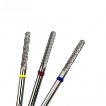 HYTOOS XF F M Rod Shape Carbide Nail Drill Bit 3/32 Manicure Cuticle Clean Burr Electric Machine Drills Accessories Supplier
