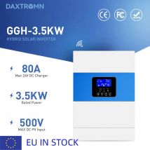 Daxtromn 3.5KW 3500W inverter solare MPPT 80A AC 220V DC 24VDC 500VDC ingresso fotovoltaico 5000W inverter ibrido a onda sinusoidale pura