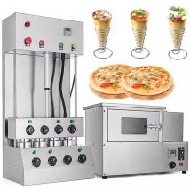 2 Cones 4 Cones Conch Shape Pizza Cone Maker Making Machine With Oven Showcase Optional