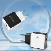 Quick Charge 3.0 4.0 USB Charger Universal 5V 3A Fast Charging Adapter For Samsung S10 Xiaomi Huawei Tablet Mobile Phone Charger