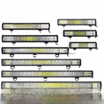 Auxtings 12-45in 180W-612W Tri-Row 7D LED Light Bar Offroad Led Bar Combo  Led Work Light Bar for Truck SUV ATV 4x4 4WD 12v 24V