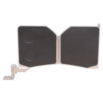 Aluminum Alloy RV Seating Armrest Foldable Table in-Seat Hidden Foldable Design