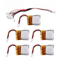 3.7V 100mAh Li-po Battery 1.25mm plug For Wltoys V272 V282 V292 for Hubsan Q4 H111 Mini RC Quadcopter Drone Battery