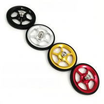 Litepro For Brompton Easywheel Folding Bike Rear Rack Easy Wheel 60mm Flat Wheel Folding Bicycle Cargo Racks Accessories