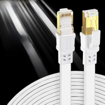 5M 10M 15M 20M 30M Ethernet Cable Cat 8 40Gbps 2000MHz High Speed Rj45 Internet Network Cable Shielded Patch Cable Cat8 Lan Cord
