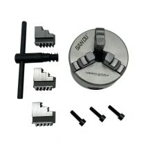 SANOU Chuck K11-80 Precision 3 Jaw Self-centering Lathe Chuck 80mm For Mini Lathe